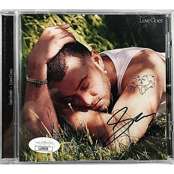 Sam Smith Signed Love Goes Compact Disc CD Cover JSA Cert Authentic Autographed - Picture 2 of 7